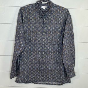 PIERRE CARDIN MEN’S BUTTON DOWN SZ L